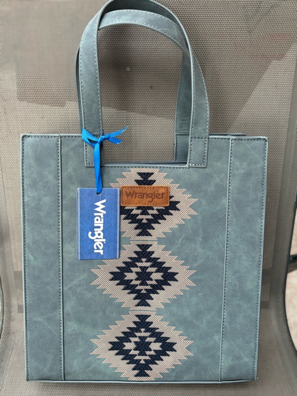 Nwt Wrangler Denim Blue Tote